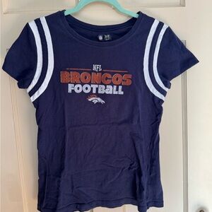 Denver Broncos Football Navy Blue Tshirt